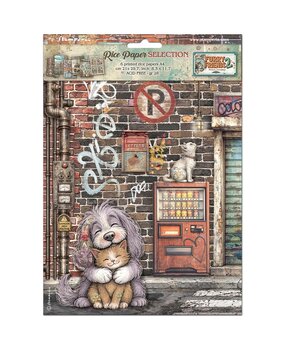 Stamperia Furry Friends 2 A4 Rice Paper Selection (6pcs) by Antonis Tzanidakis (DFSA4XAF) Stamperia Furry Friends 2 A4 Rice Paper Selection (6pcs) by Antonis Tzanidakis (DFSA4XAF)