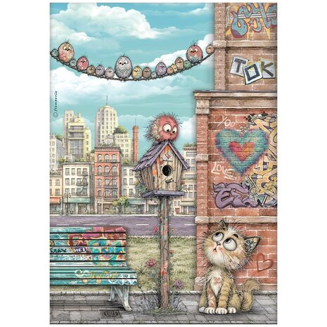 Stamperia Furry Friends 2 A4 Rice Paper Selection (6pcs) by Antonis Tzanidakis (DFSA4XAF) Stamperia Furry Friends 2 A4 Rice Paper Selection (6pcs) by Antonis Tzanidakis (DFSA4XAF)