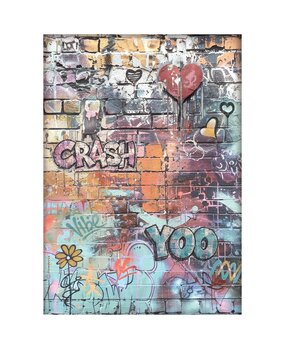Stamperia Furry Friends 2 A4 Rice Paper Graffiti (6pcs) by Antonis Tzanidakis (DFSA41172)