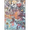 Stamperia Furry Friends 2 A4 Rice Paper Graffiti (6pcs) by Antonis Tzanidakis (DFSA41172)