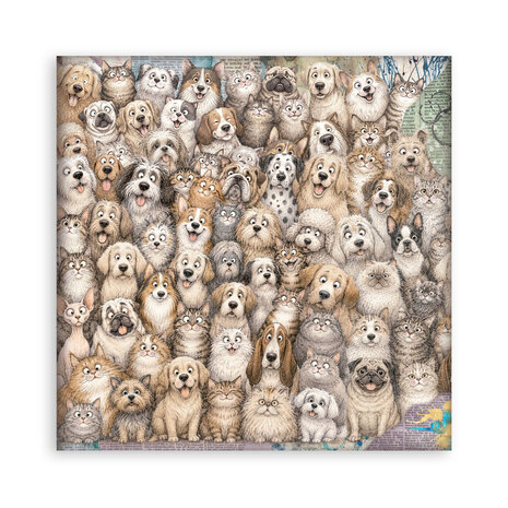 Stamperia Furry Friends 2 12x12 Inch Paper Pack (Single Face) by Antonis Tzanidakis (SBBXLB41) Stamperia Furry Friends 2 12x12 Inch Paper Pack (Single Face) by Antonis Tzanidakis (SBBXLB41)