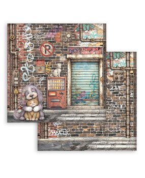 Stamperia Furry Friends 2 12x12 Inch Paper Sheet Street Art Dog and Cat (10pc) by Antonis Tzanidakis (SBB1173) Stamperia Furry Friends 2 12x12 Inch Paper Sheet Street Art Dog and Cat (10pc) by Antonis Tzanidakis (SBB1173)