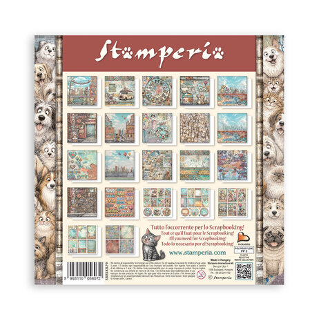Stamperia Furry Friends 2 8x8 Inch Paper Pack (Single Face) by Antonis Tzanidakis (SBBSXB29) Stamperia Furry Friends 2 8x8 Inch Paper Pack (Single Face) by Antonis Tzanidakis (SBBSXB29)