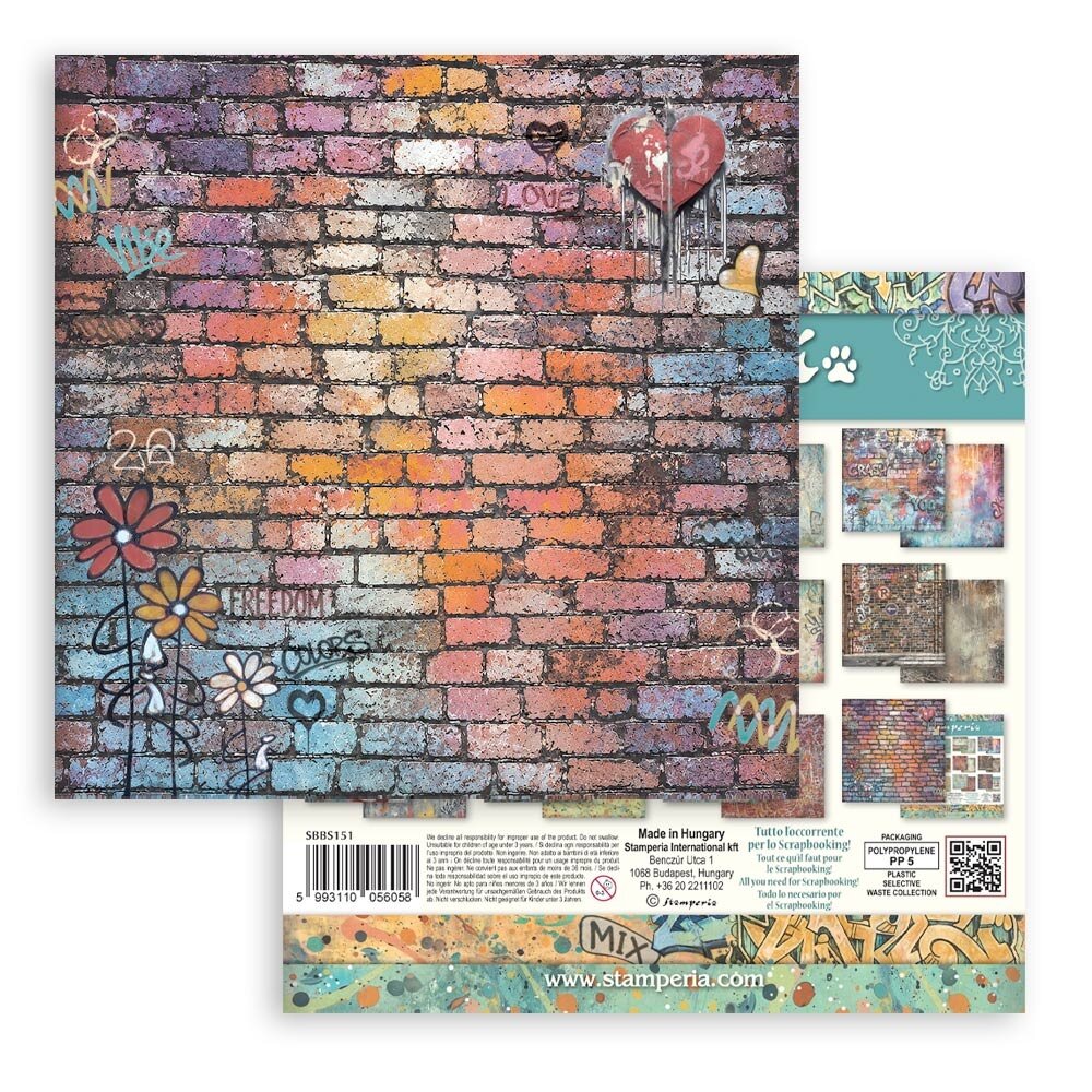 Stamperia Furry Friends 2 8x8 Inch Paper Pack Maxi Background Selection by Antonis Tzanidakis (SBBS151) Stamperia Furry Friends 2 8x8 Inch Paper Pack Maxi Background Selection by Antonis Tzanidakis (SBBS151)