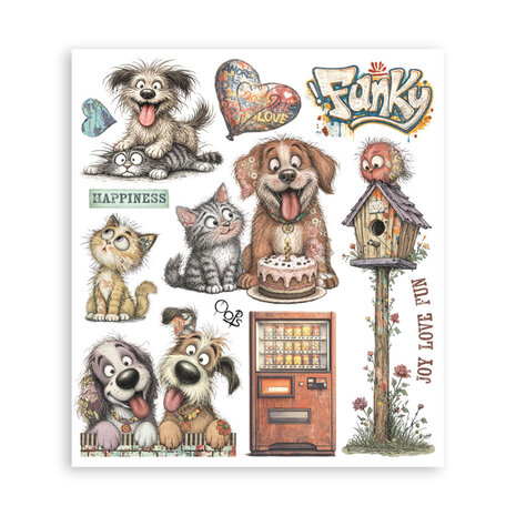Stamperia Furry Friends 2 Rub-On 20,5x23cm Assortment (6pcs) by Antonis Tzanidakis (DFLRBXG18) Stamperia Furry Friends 2 Rub-On 20,5x23cm Assortment (6pcs) by Antonis Tzanidakis (DFLRBXG18)