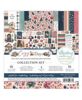 Mintay Cozy Days 12x12 Inch Collection Set (16pcs) (MT-CS-CDA)