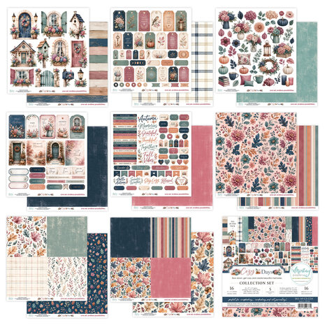 Mintay Cozy Days 12x12 Inch Collection Set (16pcs) (MT-CS-CDA) Mintay Cozy Days 12x12 Inch Collection Set (16pcs) (MT-CS-CDA)