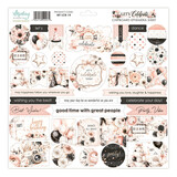Mintay Let's Celebrate 12x12 Inch Chipboard Ephemera Sheet (MT-LCB-14)
