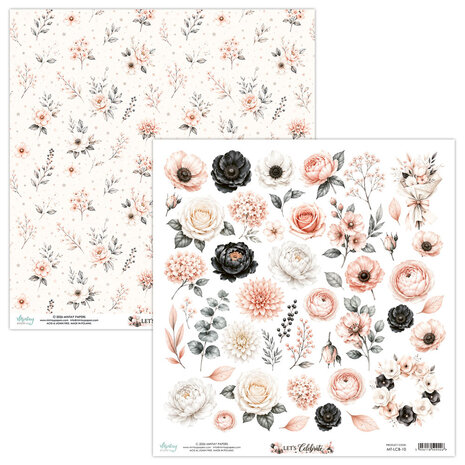 Mintay Let's Celebrate 12x12 Inch Fussy Cut Flora Paper (MT-LCB-10) Mintay Let's Celebrate 12x12 Inch Fussy Cut Flora Paper (MT-LCB-10)