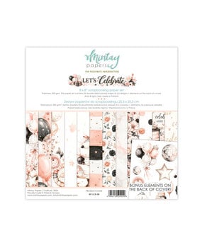 Mintay Let's Celebrate 8x8 Inch Scrapbooking Paper Set (MT-LCB-08)