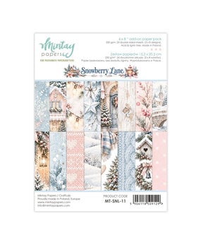 Mintay Snowberry Lane 6x8 Inch Add-On Paper Pack (MT-SNL-11)