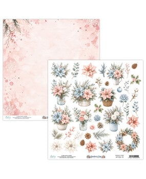 Mintay Snowberry Lane 12x12 Inch Fussy Cut Flora Paper (MT-SNL-10)