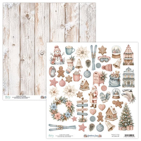 Mintay Snowberry Lane 12x12 Inch Elements Paper (MT-SNL-09)