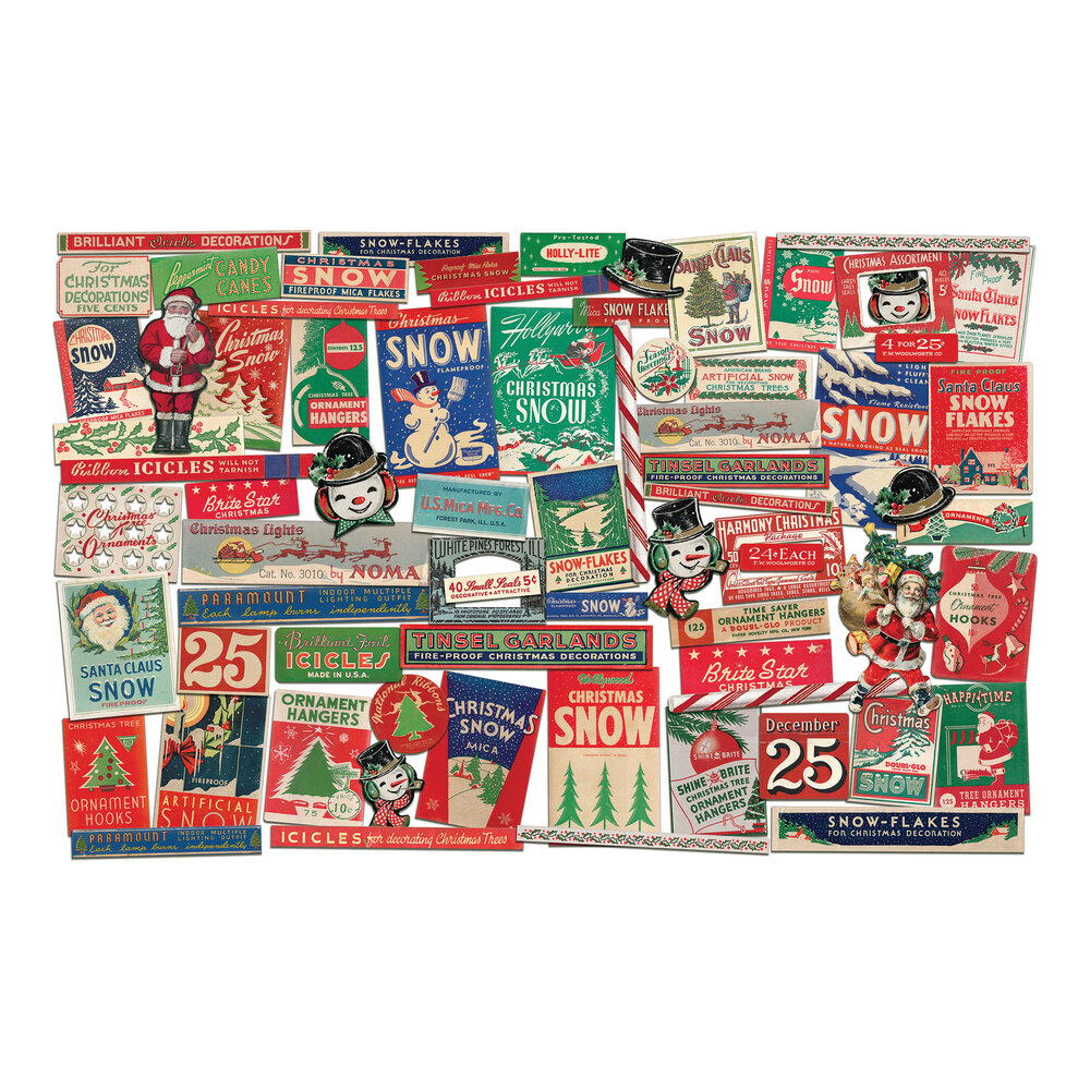 Idea-ology Tim Holtz Christmas Layers Five & Dime (TH94496) Idea-ology Tim Holtz Christmas Layers Five & Dime (TH94496)
