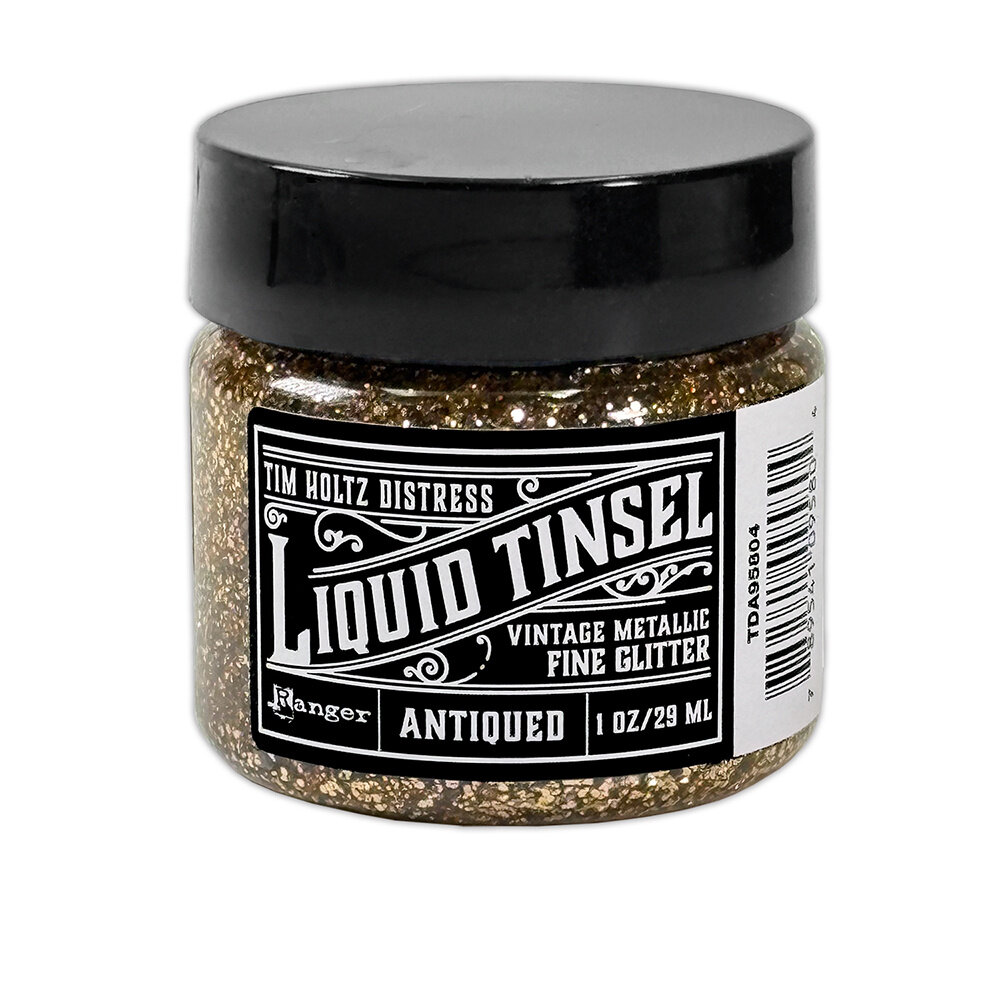 Ranger Tim Holtz Distress Liquid Tinsels Fine Antiqued 1 fl oz (TDA95804)