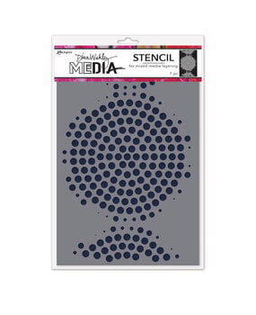 Ranger Dina Wakley MEdia Stencils Circle of Circles (MDS93992)