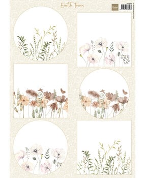 Marianne Design Decoupage Sheet A4 Earth Tones (VK9660)