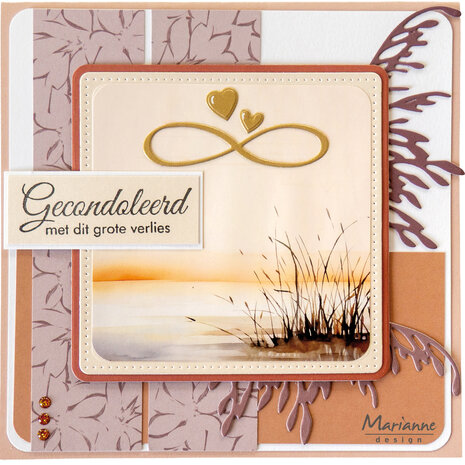 Marianne Design Decoupage Sheet A4 Condoleance Horizons (VK9659)