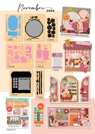 Marianne Design Leaflet The Collection #167 November (CAT13167) Marianne Design Leaflet The Collection #167 November (CAT13167)