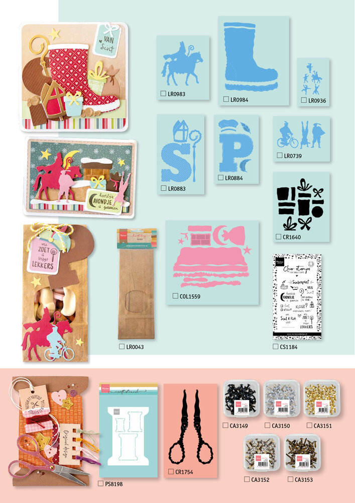 Marianne Design Leaflet The Collection #167 November (CAT13167) Marianne Design Leaflet The Collection #167 November (CAT13167)