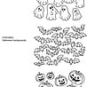Stampers Anonymous Halloween Backgrounds Dylusions Cling Stamps (DYR10055)