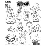 Stampers Anonymous Too Cute To Spook Dylusions Cling Stamps (DYR10053)