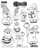 Too Cute To Spook Dylusions Cling Stamps (DYR10053)