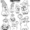 Stampers Anonymous Too Cute To Spook Dylusions Cling Stamps (DYR10053) Stampers Anonymous Too Cute To Spook Dylusions Cling Stamps (DYR10053)