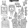 Stampers Anonymous Hocus Pocus Dylusions Cling Stamps (DYR10052)