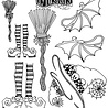 Stampers Anonymous Spooky Season Dylusions Cling Stamps (DYR10051) Stampers Anonymous Spooky Season Dylusions Cling Stamps (DYR10051)