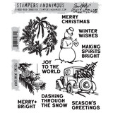 Stampers Anonymous Wonderment Tim Holtz Cling Stamps (CMS504)