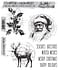Festive Schematic Tim Holtz Cling Stamps (CMS502)