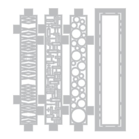 Sizzix Thinlits Die Set Sockets #1 (4pcs) by Seth Apter (667232) Sizzix Thinlits Die Set Sockets #1 (4pcs) by Seth Apter (667232)