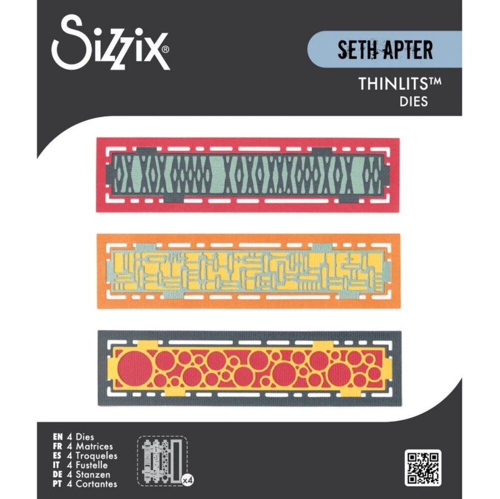 Sizzix Thinlits Die Set Sockets #1 (4pcs) by Seth Apter (667232) Sizzix Thinlits Die Set Sockets #1 (4pcs) by Seth Apter (667232)