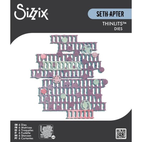 Sizzix Thinlits Die Set Stackers (6pcs) by Seth Apter (667230) Sizzix Thinlits Die Set Stackers (6pcs) by Seth Apter (667230)