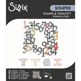 Sizzix Thinlits Die Set w/ Stamps Recount (10+4pcs) by Seth Apter (667214) Sizzix Thinlits Die Set w/ Stamps Recount (10+4pcs) by Seth Apter (667214)