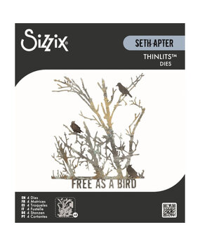 Sizzix Thinlits Die Set Free Bird (4pcs) by Seth Apter (667213)
