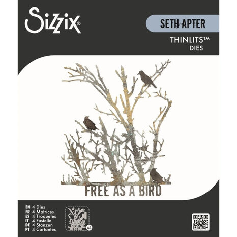 Sizzix Thinlits Die Set Free Bird (4pcs) by Seth Apter (667213) Sizzix Thinlits Die Set Free Bird (4pcs) by Seth Apter (667213)