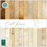 Craft Consortium Old Ledger 12x12 Inch Premium Paper Pad (CCEPAD045)