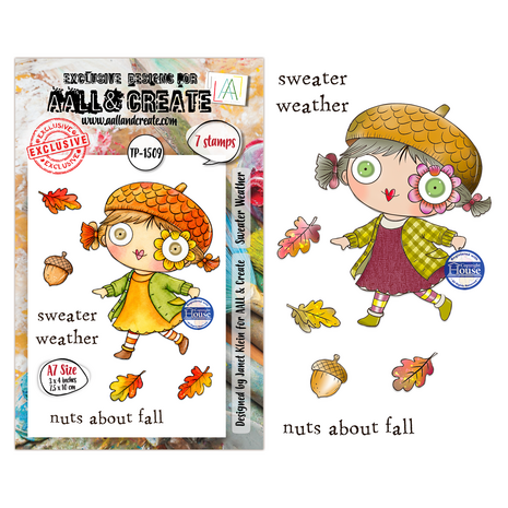 Aall and Create Fall into Fall A7 Stamp Sets Sweater Weather by Janet Klein (AALL-TP-1509) Aall and Create Fall into Fall A7 Stamp Sets Sweater Weather by Janet Klein (AALL-TP-1509)