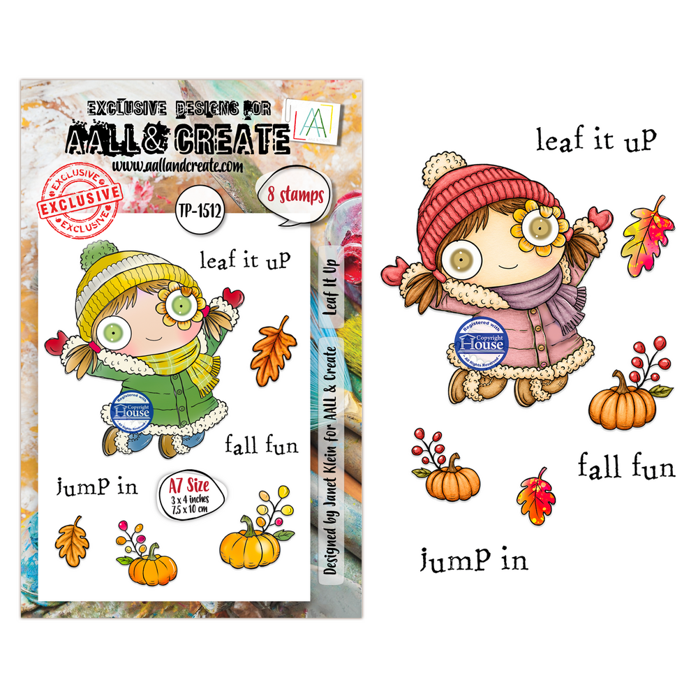 Aall and Create Fall into Fall A7 Stamp Sets Leaf It Up by Janet Klein (AALL-TP-1512) Aall and Create Fall into Fall A7 Stamp Sets Leaf It Up by Janet Klein (AALL-TP-1512)