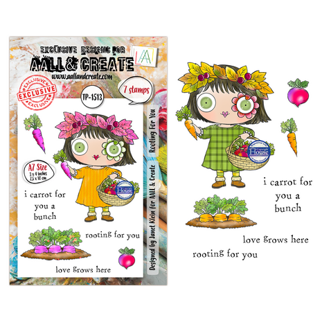 Aall and Create Fall into Fall A7 Stamp Sets Rooting For You by Janet Klein (AALL-TP-1513) Aall and Create Fall into Fall A7 Stamp Sets Rooting For You by Janet Klein (AALL-TP-1513)