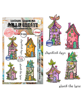 Aall and Create Fall into Fall A6 Stamp Sets Autumn Lane by Janet Klein (AALL-TP-1515)