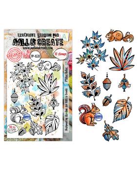 Aall and Create Merveilles d'Automne A6 Stamp Sets P'tites Betes by Azoline (AALL-TP-1527)