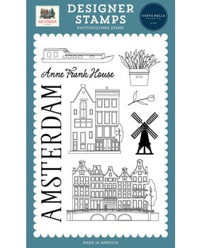 Carta Bella Amsterdam Designer Stamp Set (CBAD544041)