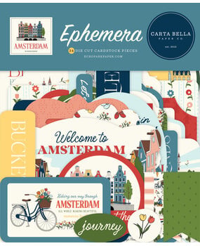 Carta Bella Amsterdam Ephemera (CBAD544024)