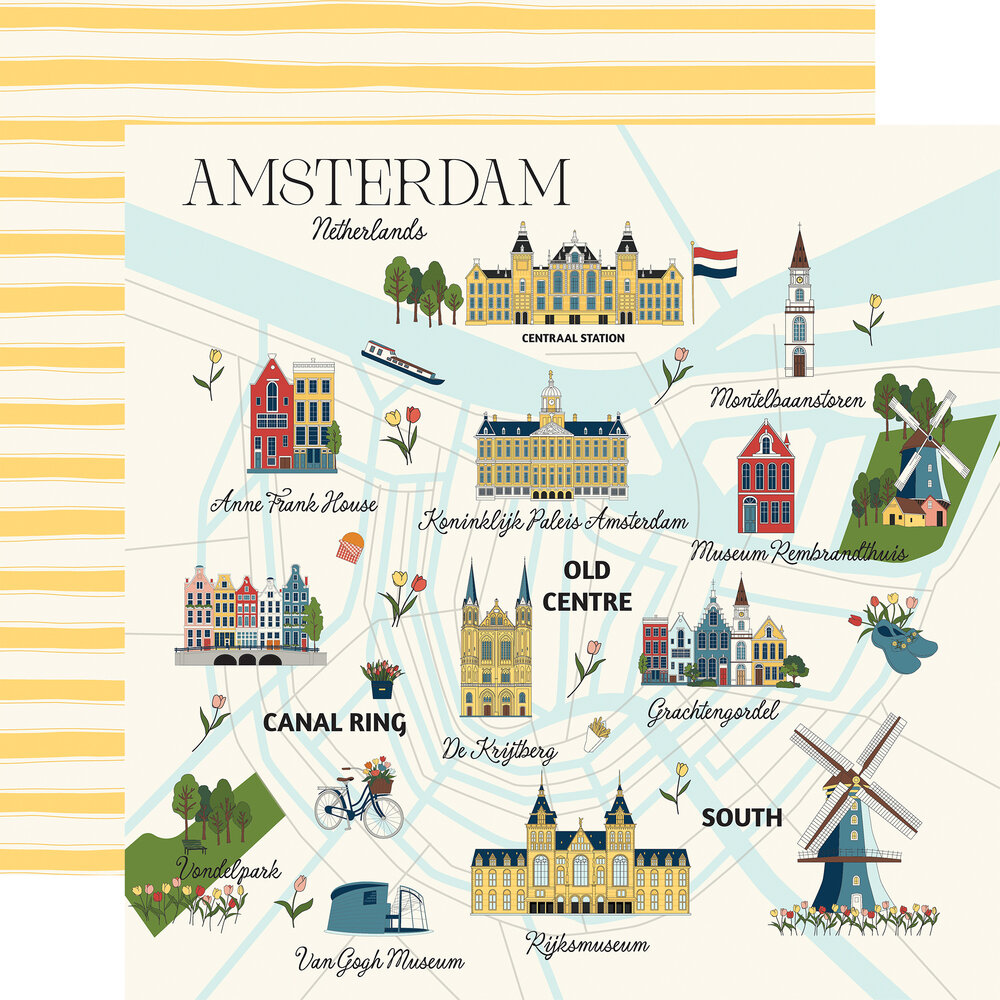 Carta Bella Amsterdam 12x12 Inch Collection Kit (CBAD544016) Carta Bella Amsterdam 12x12 Inch Collection Kit (CBAD544016)