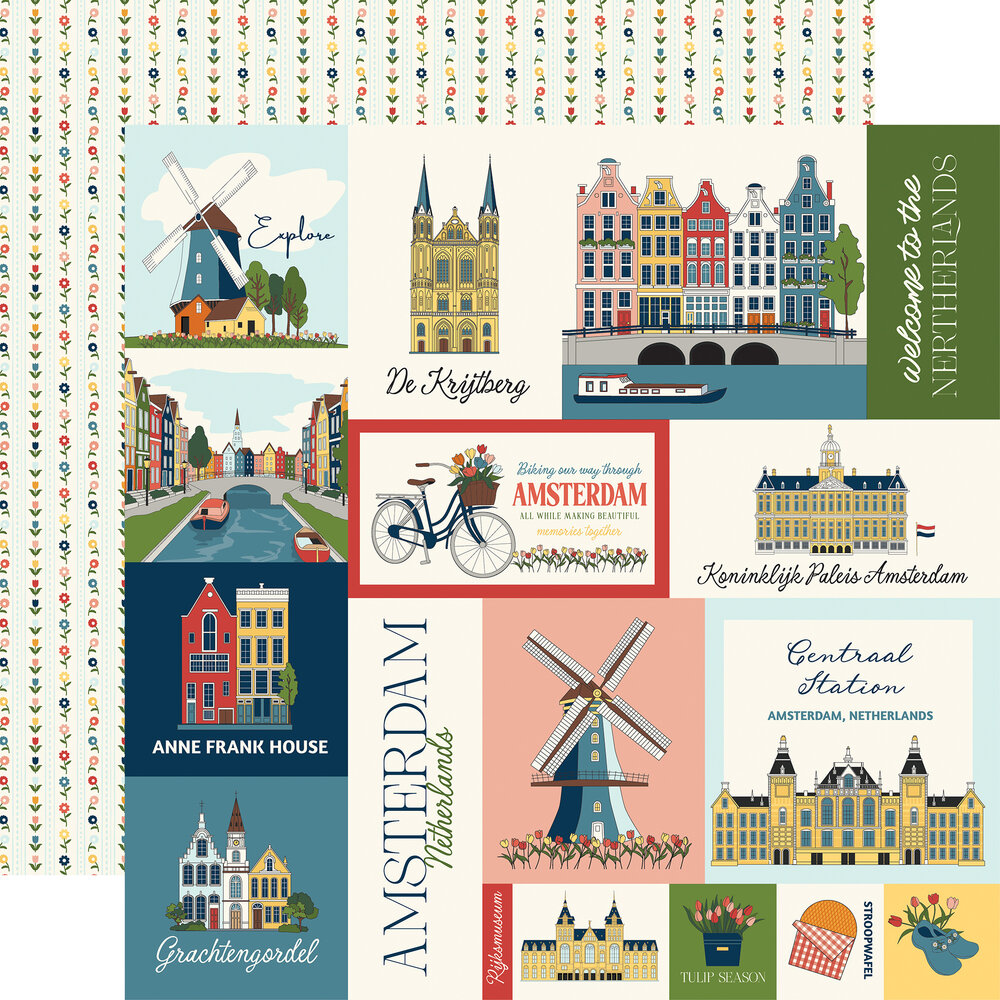 Carta Bella Amsterdam 12x12 Inch Collection Kit (CBAD544016) Carta Bella Amsterdam 12x12 Inch Collection Kit (CBAD544016)