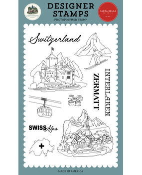 Carta Bella Switzerland Designer Stamp Set (CBSW545040)