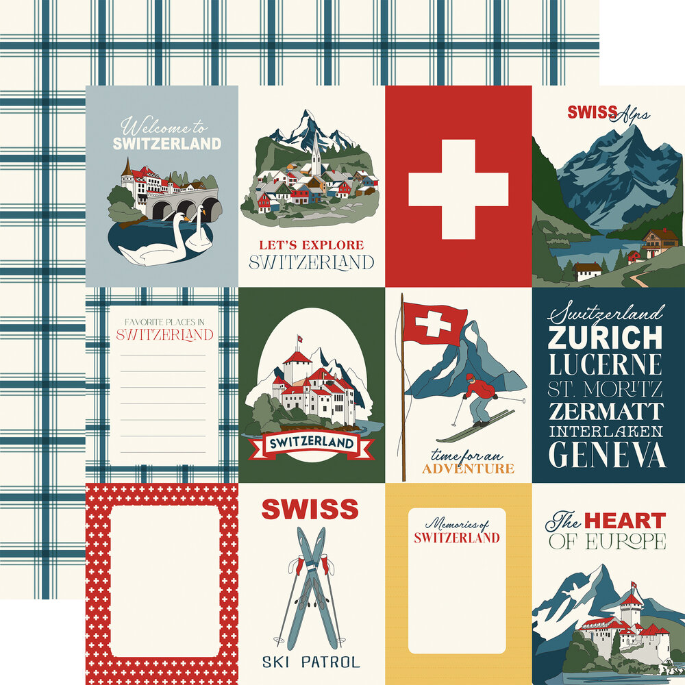 Carta Bella Switzerland 12x12 Inch Collection Kit (CBSW545016) Carta Bella Switzerland 12x12 Inch Collection Kit (CBSW545016)